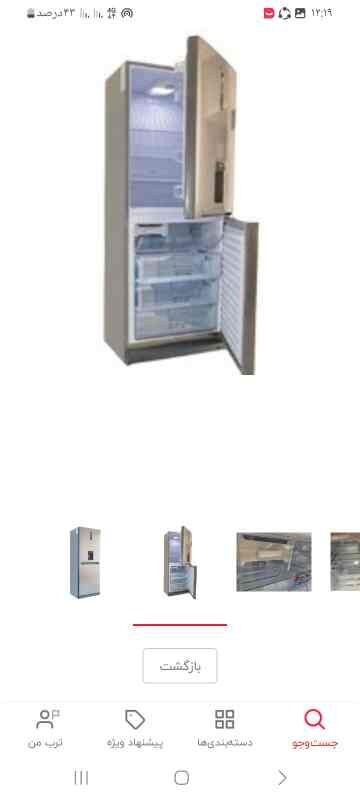 یخچال دو درب آبسردکن دار بدون برفک 27 فوت جنرال gallery2